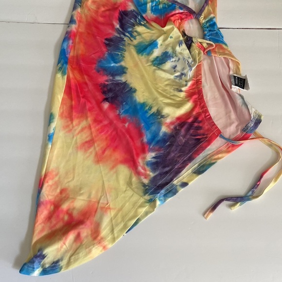 One shoulder tie dye beach dress - Picture 4 of 12